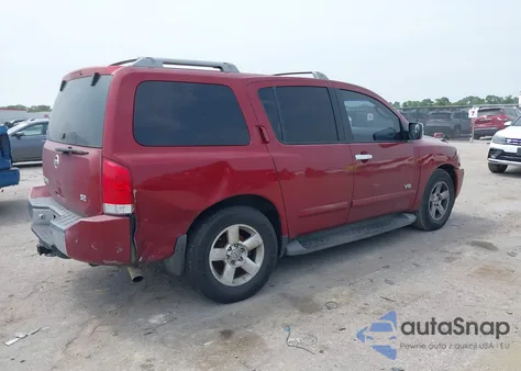 2007 Nissan Armada Se from USA, damaged, VIN 5N1BA08A77N712758